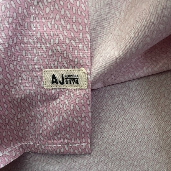COLOURS by‎ ALEXANDER JULIAN Button Up Shirt Mens XL Pink Preppy All Over Print - Picture 6 of 9